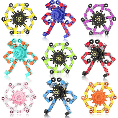 Fidget Spinners Transformables, 9 Piezas De Divertidos .