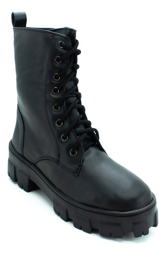 Coturno Feminino Donna Lolita F300 - Preto