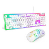 Combo De Teclado Y Mouse Gaming Retroiluminado Rgb