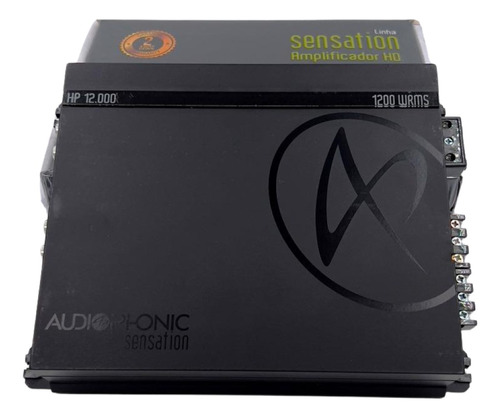 Modulo Amplificador Audiophonic Hp12.000 4 Canais 1200w Rms