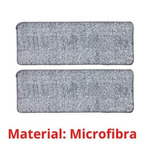 2 Refil Microfibra Para Mop Spray Vassoura Rodo Magico