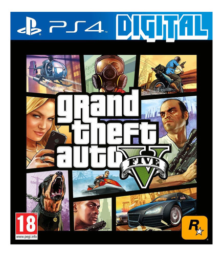 Grand Theft Auto V  Playstation 4 Gta 5 Ps4