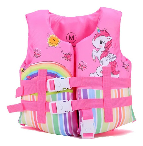 Chaleco Salvavidas  Infantil Varias Tallas 14-40kg Unicornio