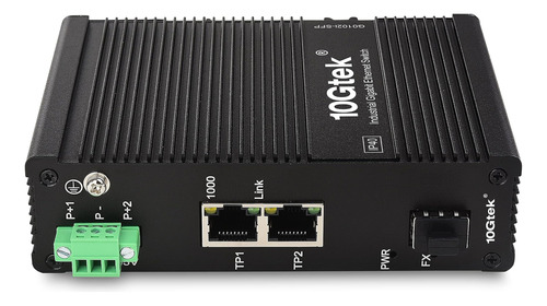 10gtek Industrial Ip40, Conmutador Sfp Gigabit Ethernet De 3