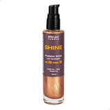 Protetor Solar Com Brilho Shine Pinkcheeks Fps50 Dry Oil