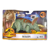 Jurassic World Dinosaurio Triceratops Con Sonidos 767k