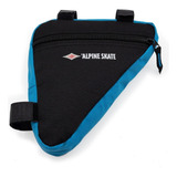 Alforja Bolso Alpine Skate Bicicleta Caño Triangulo Celular Color Azul/negro