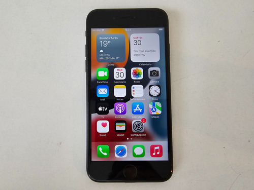 iPhone 7 256 Gb Negro Mate Bateria Al 76% - Sin Accesorios