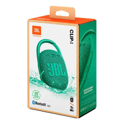 Bocina Inalámbrica Portátil Bluetooth Jbl Clip 4 Eco Verde | Meses sin interés