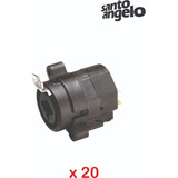 Kit 20 Plugs  Xlr/p10 Combo Santo Angelo Canon Painel Femea 