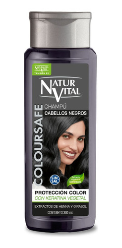 Naturaleza & Vida Shampoo Henna Negros X 300ml