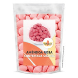 Amêndoas Confeitada Rosa Bebe Premium 250g - Mega Oferta
