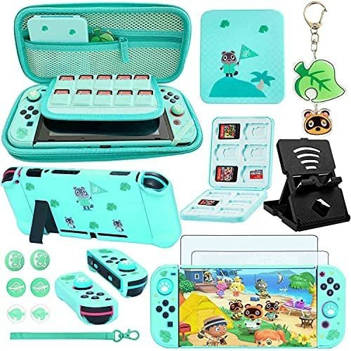 Pack Estuche Para Nintendo Switch Yoowa X12 -verde