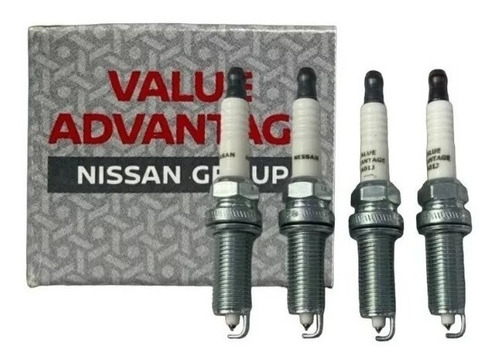 Kit 4 Bujias Iridium Versa 1.6l 2021 Nissan Agencia Original