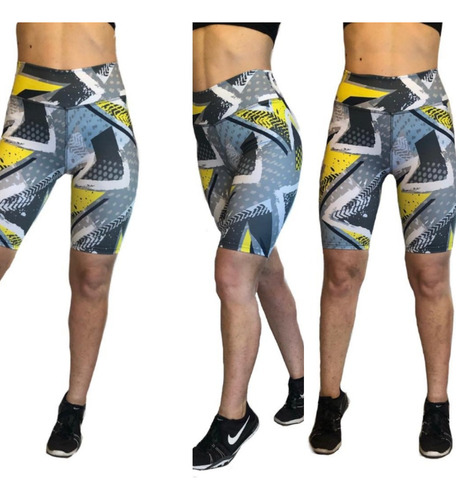 Combo De 2 Bikers De Lycra Sublimada Talles 1 Al 5  