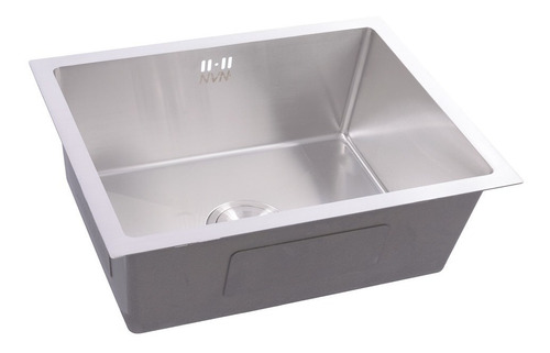 Kit Cuba Inox Quadra 45 X 40 Cm Com Válvula E Acessórios