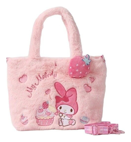 Bolsa Sanrio Afelpada Kitty Kuromi Melody Cinnamoroll 