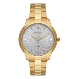 Relógio Orient Feminino Dourado Número Romano Fgss0179