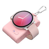 Powerbank Portatil Para Samsung Watch 6 Classic 5 Pro Rosa