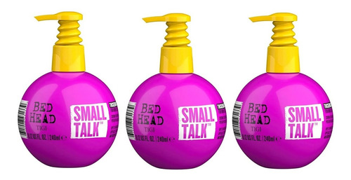 Tigi Small Talk Crema De Peinar Bed Head Volumen 240 Ml X3