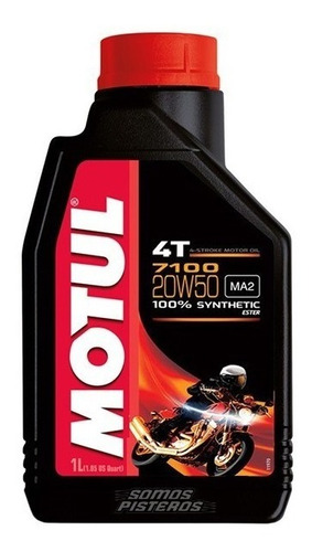 Aceite Motul 7100 100% Sintetico 20w50 R6r R1 Gsxr 1000rr