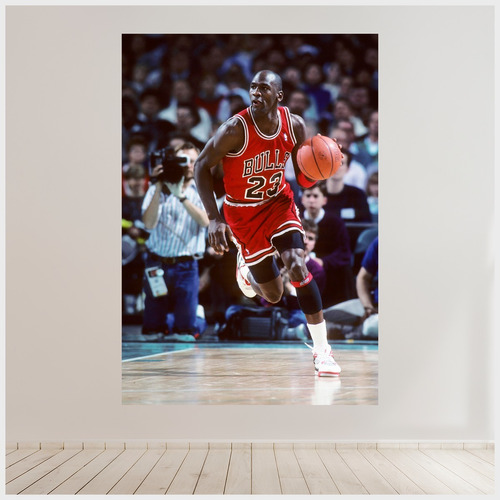 Vinil Decorativo Michael Jordan Chicago Bulls 150x100cm