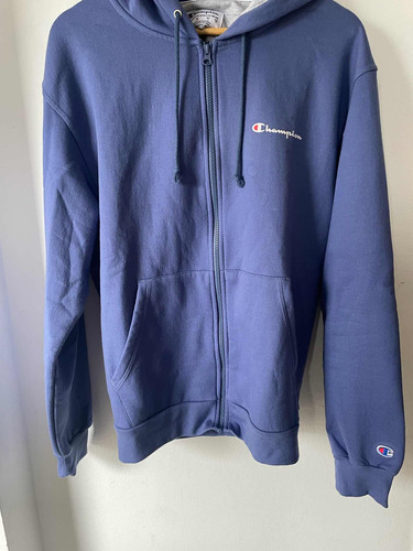 Champions Buzo Campera Hoodie Azul Talle L Excelente