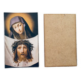 80 Cuadros Santa Veronica Rostro De Cristo 8.5x14cm (vm814)
