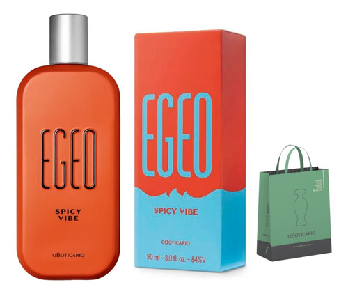 Presente Egeo Spicy Vibe Boticário - Colônia Masculino 90ml