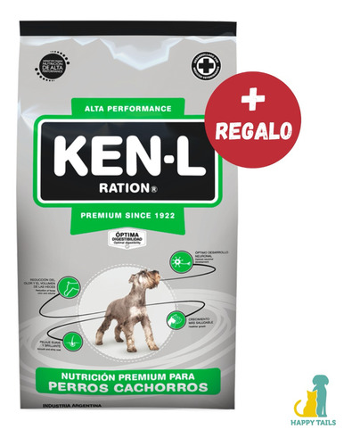 Ken-l Perros Cachorros X 22 Kg - Happy Tails