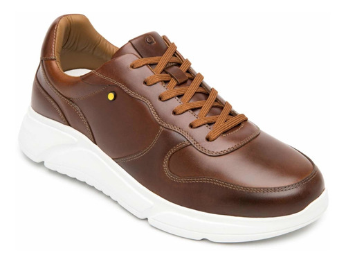 Tenis Sneaker Quirelli Casual Plantilla Anatómica 705401 Tan