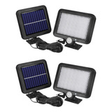 2 Unids Luz De Garaje, Sensor Solar, Tipo Separado