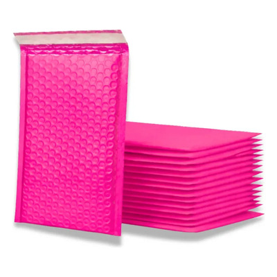 250 Sobres Con Burbuja Rosa Para #0 | 24x15 Cm | Envío gratis