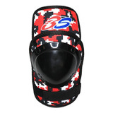 Codera Protector Beisbol Softbol Bs2r Rojo Camu Ajustable