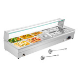 Calentador De Alimento Baño Maria 10 Ollas 2000w 85-185°f