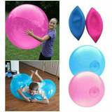 2 Bolas De Burbujas Azules Para Niños, Llenas De Agua Y Aire