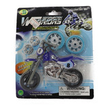 Juguete Moto Cross 11 Cms. Rines Extras