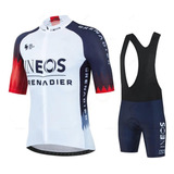 Uniforme Conjunto Ciclismo Mtb Ruta Ineos Short Y Jersey