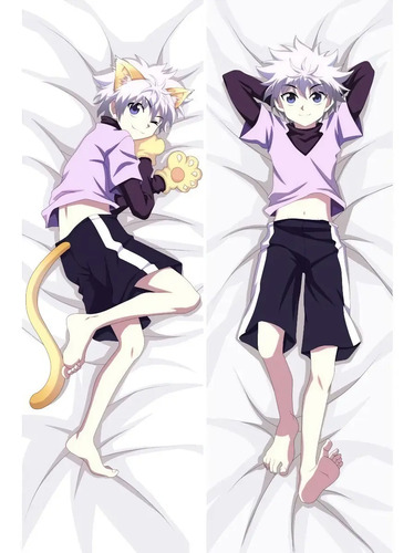 Dakimakura Hunterxhunter 2 Lados+relleno 35 X 100