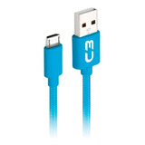 Cabo Usb-micro Usb 1m Cb-m11bl Azul C3plus