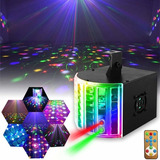 Led Voz Controle Laser Projetor Mini Spider Beam Dj