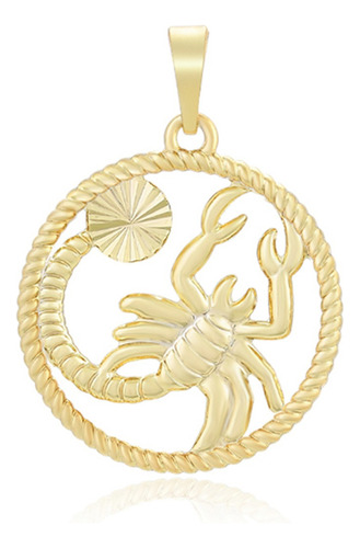 Dije Oro 14k Lam Signo Zodiacal Astrologico Zodiaco Hermoso