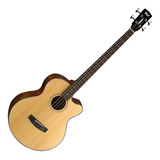 Bajo Acustico 4 Cuerdas Cort Ab850f - Natural - Fishman