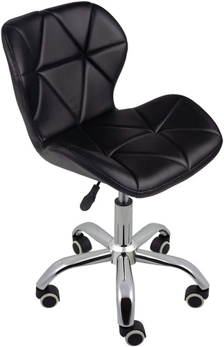 Silla Eames Tapizada Giratoria Base Cromada 1 - Alto Impacto