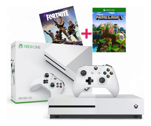 Microsoft Xbox One S 500gb + 2 Controles+ Garantia + Envio Rápido!!!