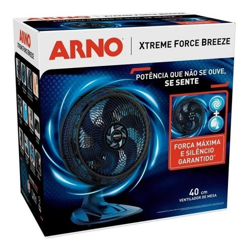 Ventilador De Mesa Arno 40cm 6 Pás Vb40 Xtreme Force Breeze 