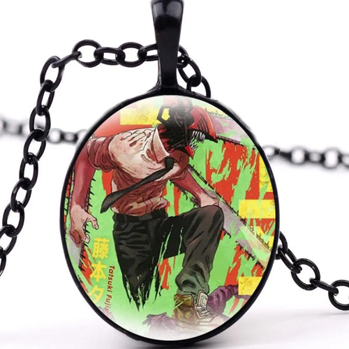 Collar Chainsaw Man Denji Power Pochita Aki Makima Anime
