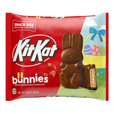 Easter Bunnies Kitkat Hershey's chocolate con sin agregado bolsa 33 g 16 u | MercadoLibre
