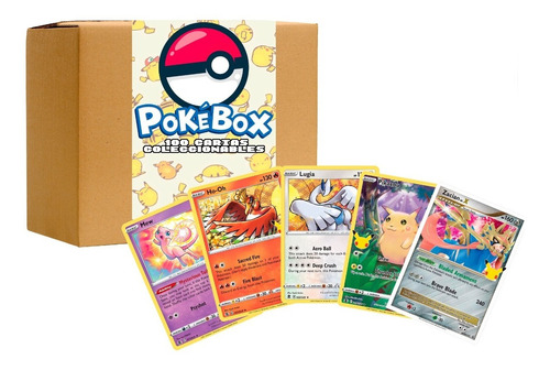 Paquete 100 Cartas Pokémon Tcg Original - Contenido Al Azar