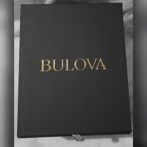 Bulova 98a237 Automatic Skull Leather